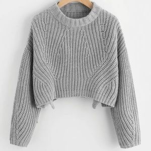 Knit crop Sweater